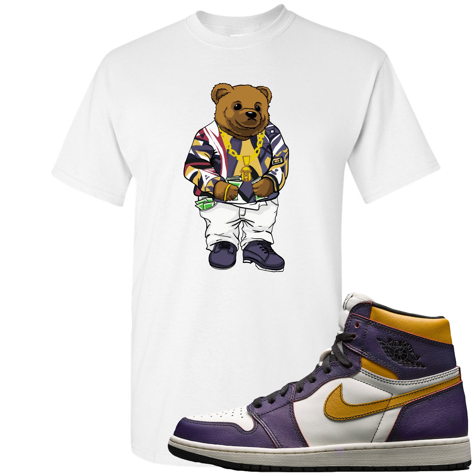 court purple jordan 1 shirt