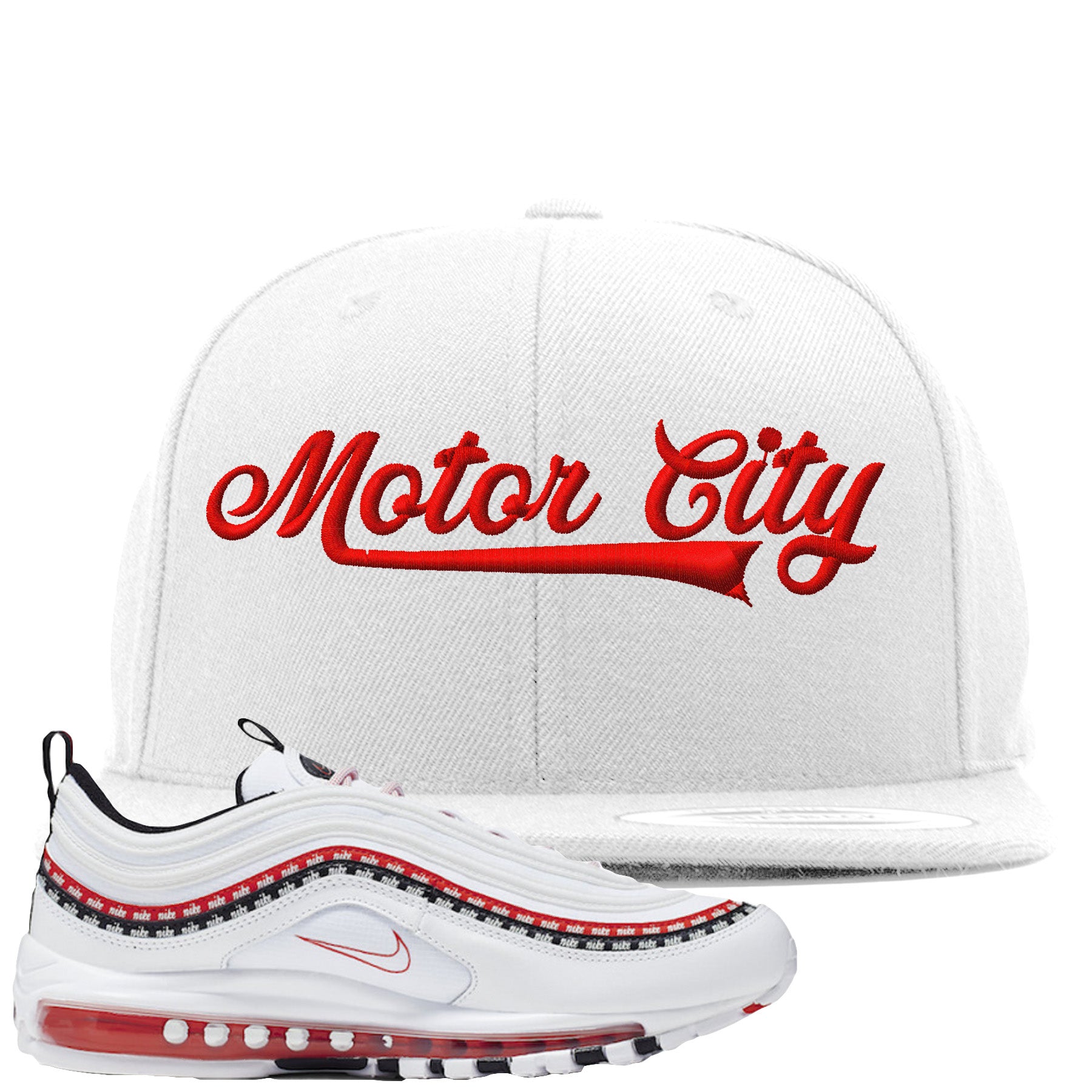 nike air max 97 white university red