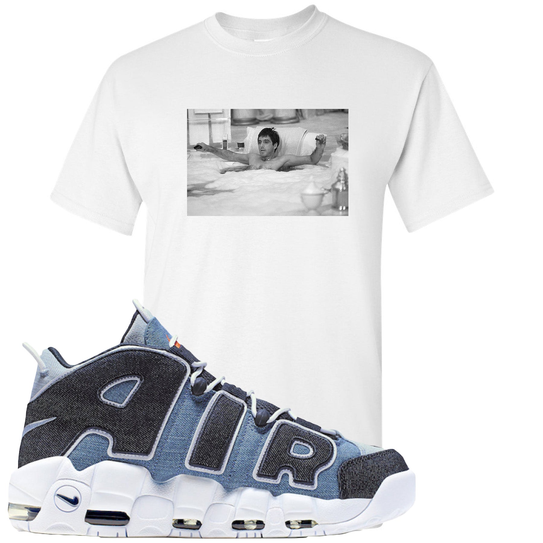 denim uptempo shirt