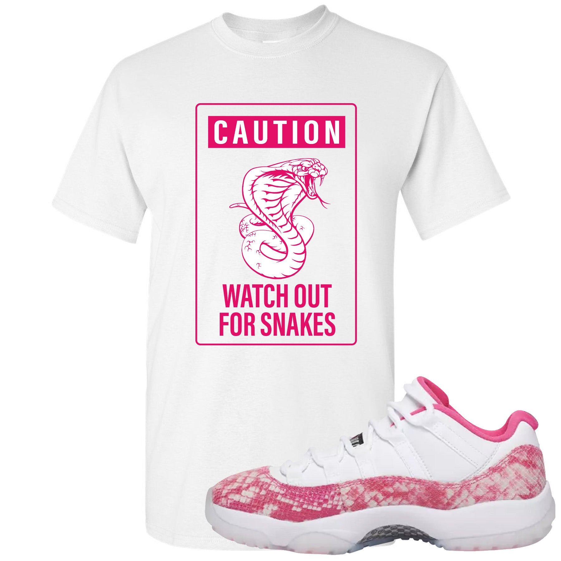 jordan 11 snakeskin shirt pink