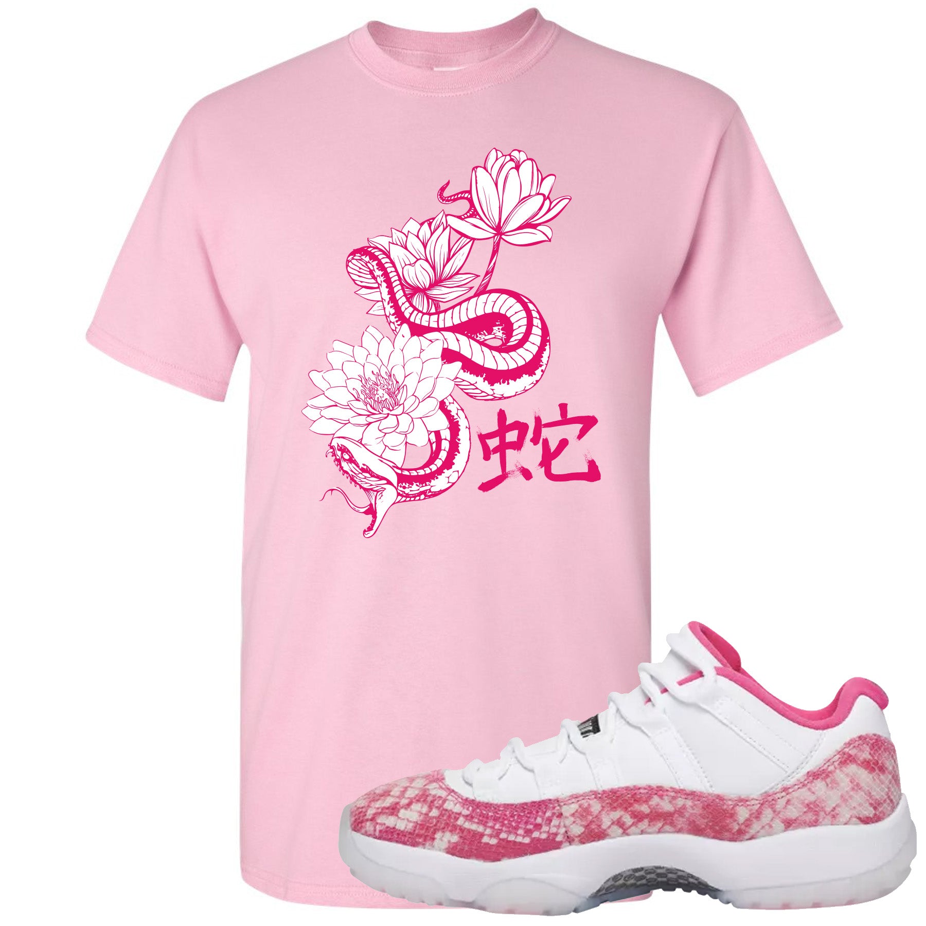 pink snakeskin jordan 11 shirt