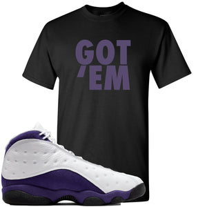 shirts to go with laker 13s