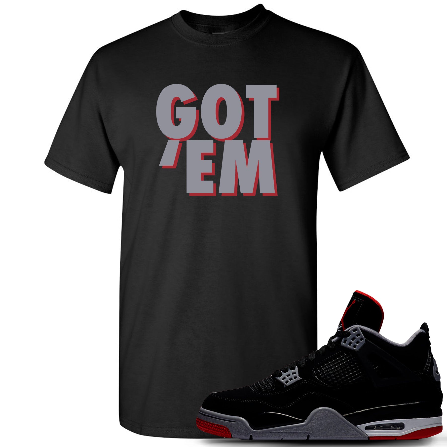 bred 4 shirt