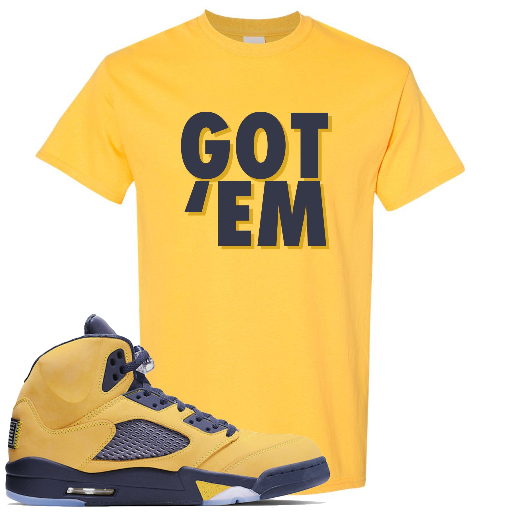 jordan 5 michigan shirt