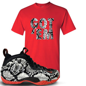 albino snakeskin foamposite shirt