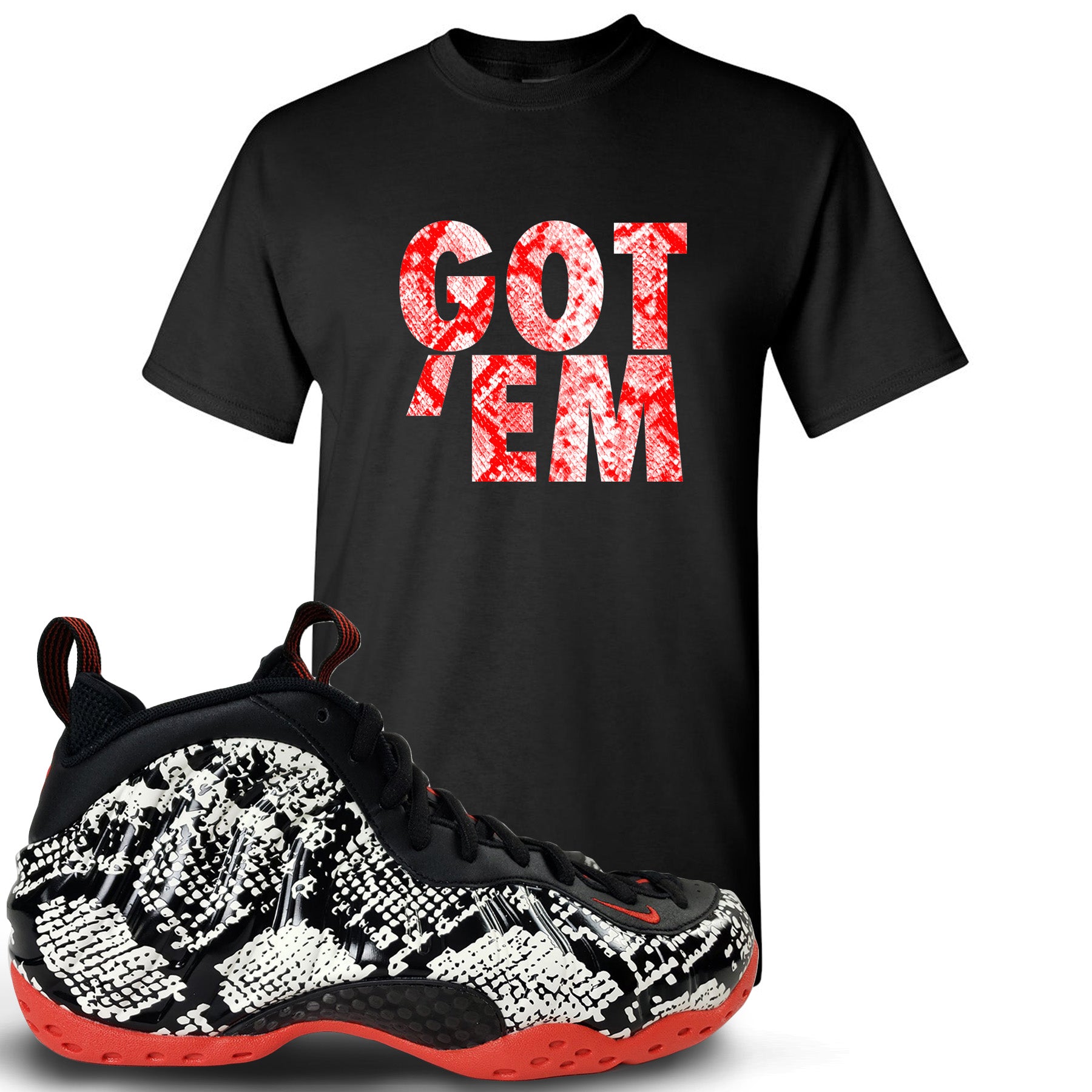 snakeskin foamposite shirt