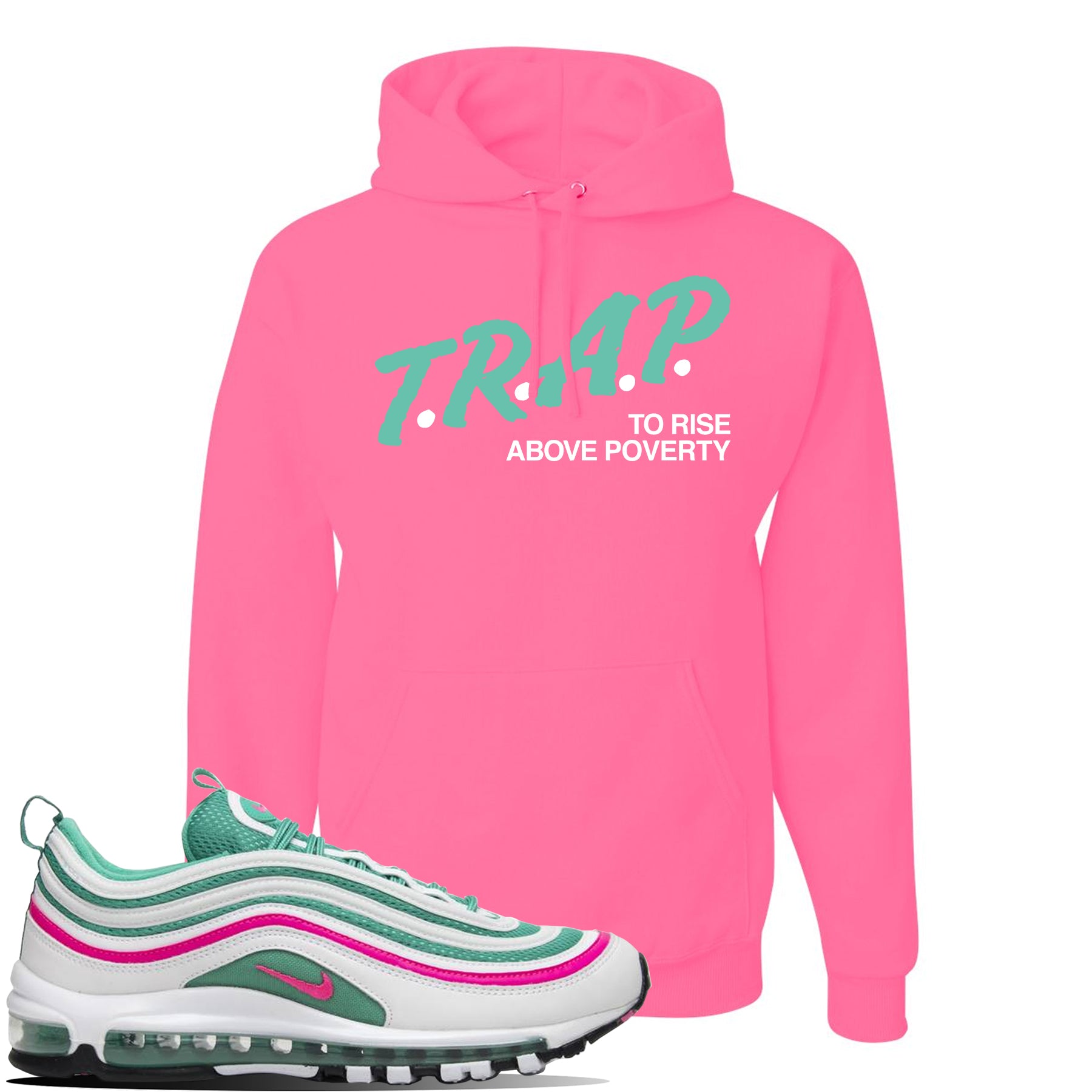 neon pink nike sweatshirt