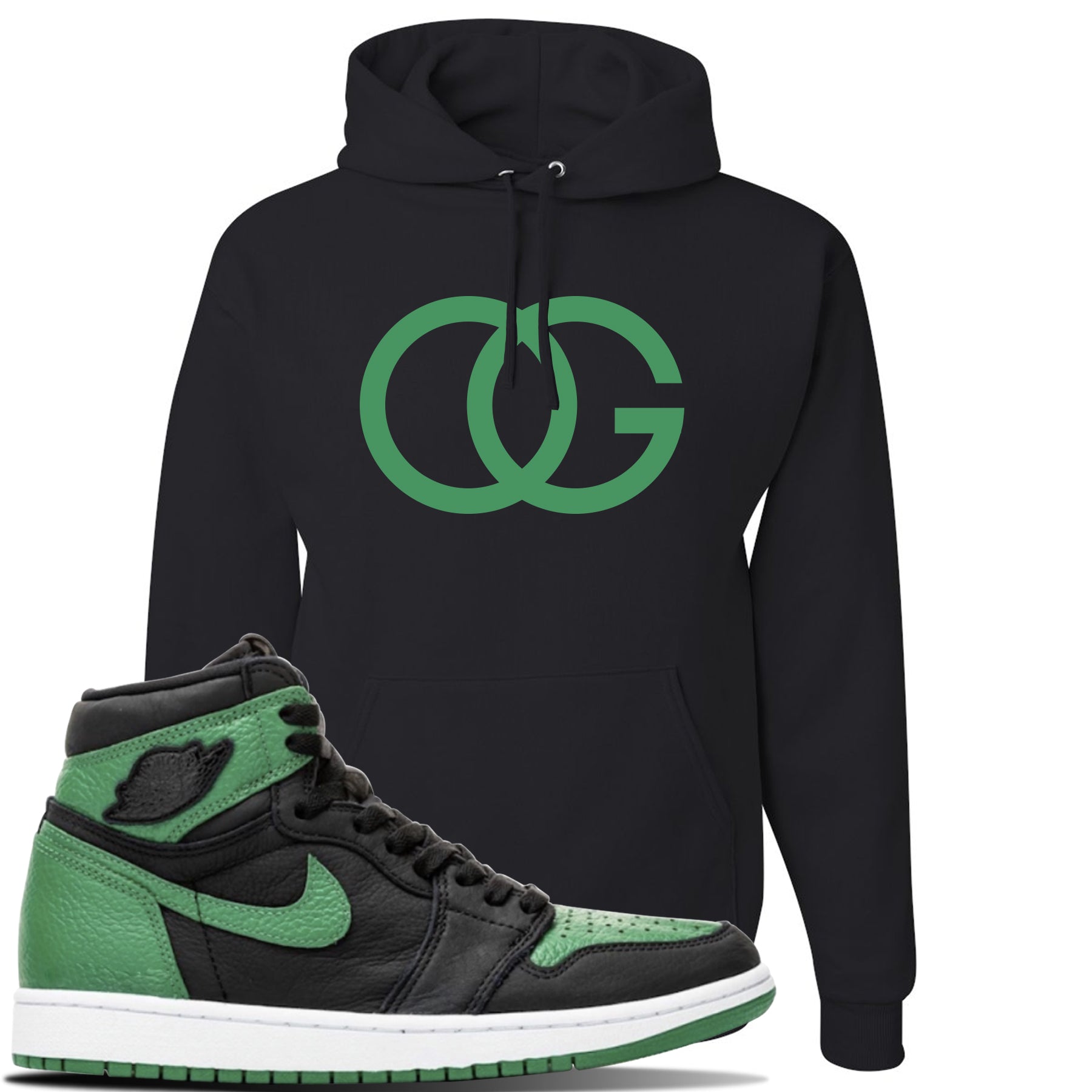 green and black og jordan 1