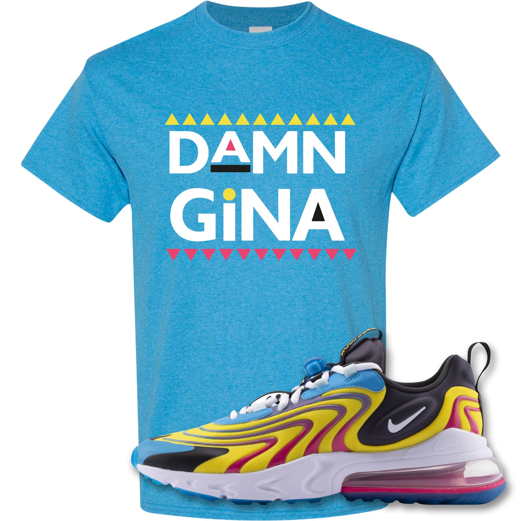 Damn Gina Heather Sapphire T-Shirt to 