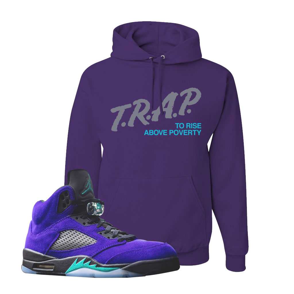 Air Jordan 5 Alternate Grape Hoodie 