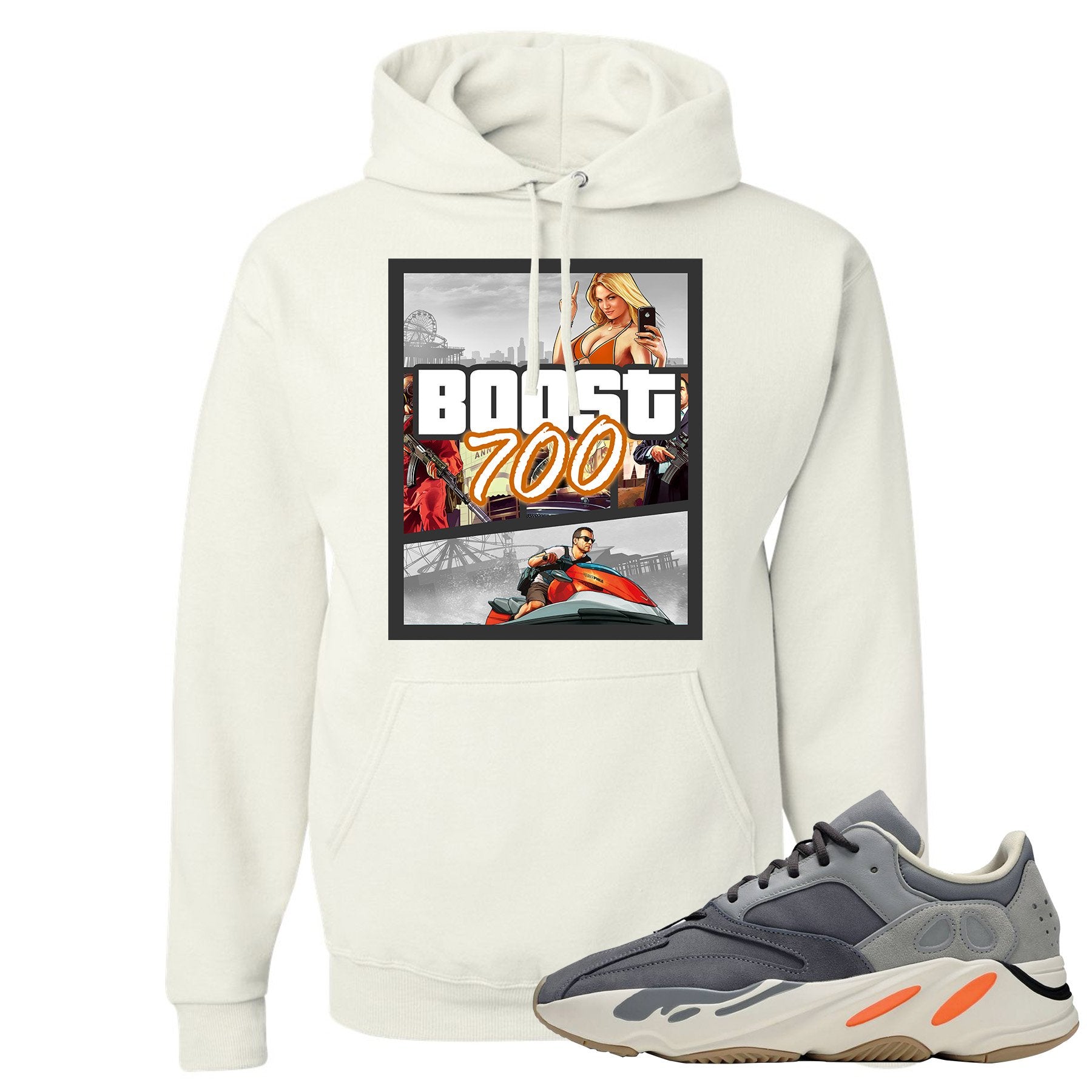 Yeezy Boost 700 Magnet GTA Cover White 