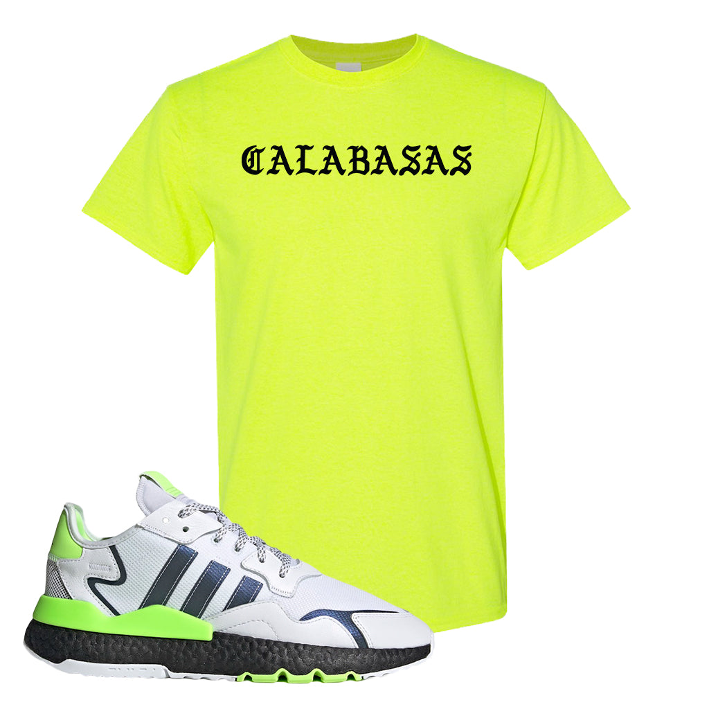 Nite Jogger Signal Green Sneaker Safety Green T Shirt Tees To