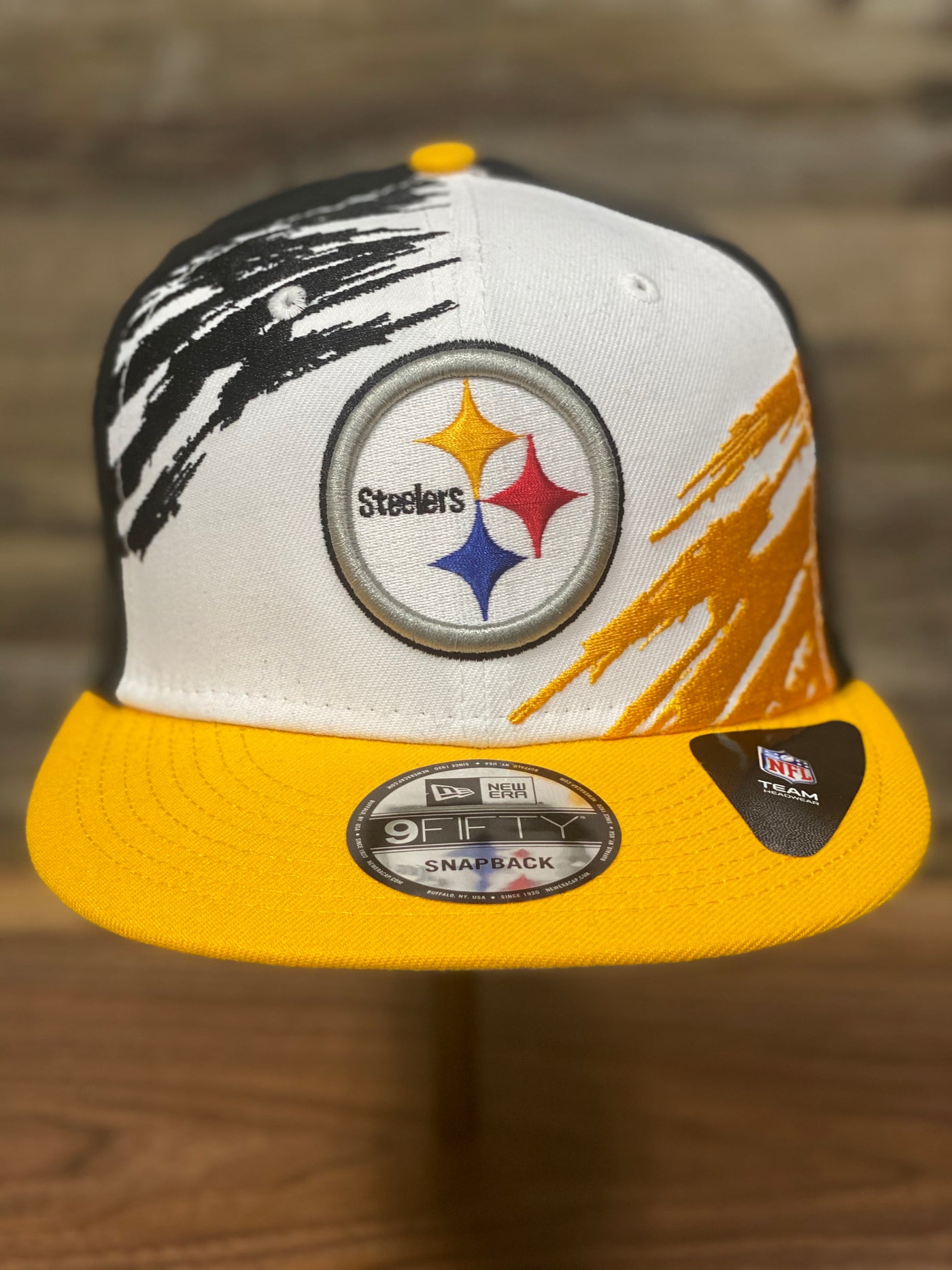 Vintage Football Snapback Steelers Retro Snapback Pittsburgh Steel Cap Swag