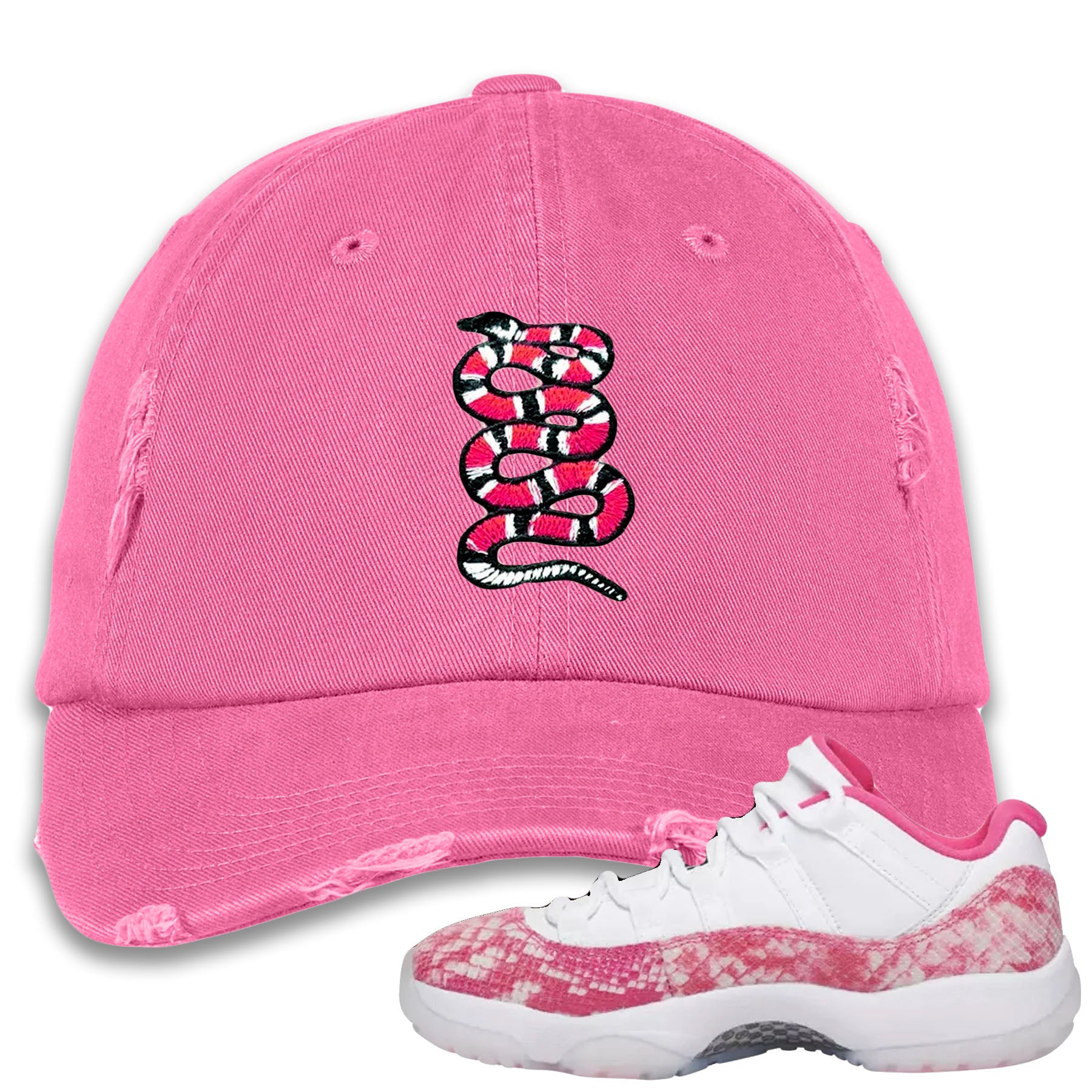 pink snake jordans