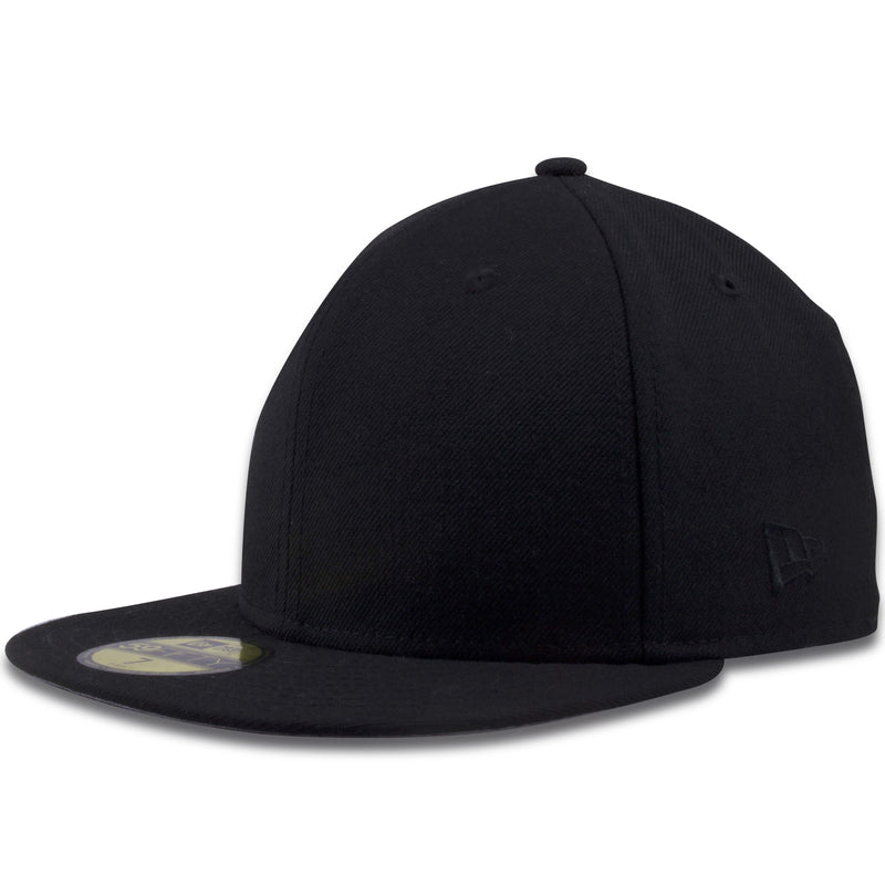 New Era Blank 59Fifty Black Fitted Cap – Cap Swag