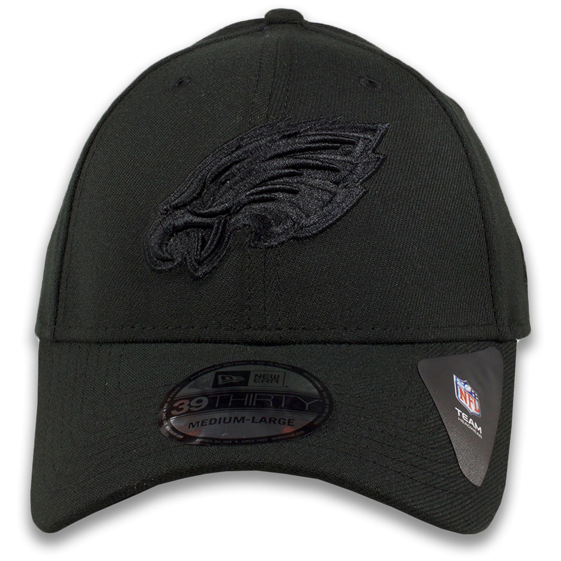 All Black eagles flexfit hat | Black on 