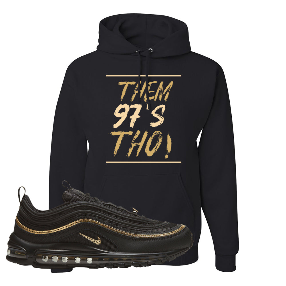 black and metallic gold air max 97