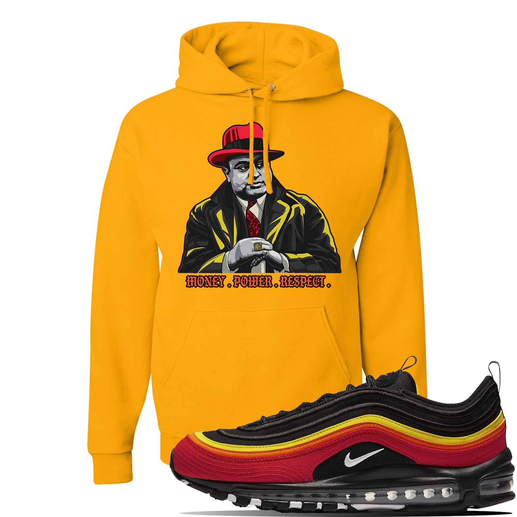 air max 97 qs black white chile red