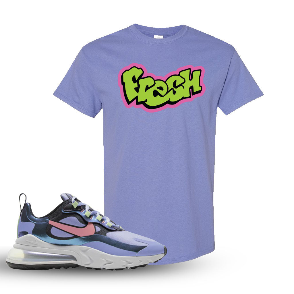 Air Max 270 React Wmns Light Thistle Sneaker Violet T Shirt Tees To Cap Swag
