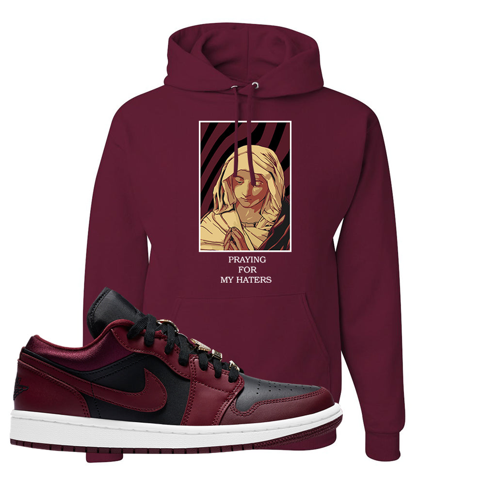 maroon jordan hoodie