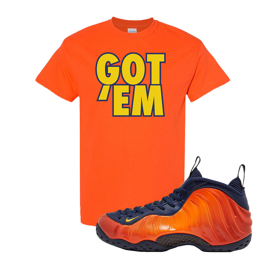 Foamposite One OKC T Shirt | Orange 