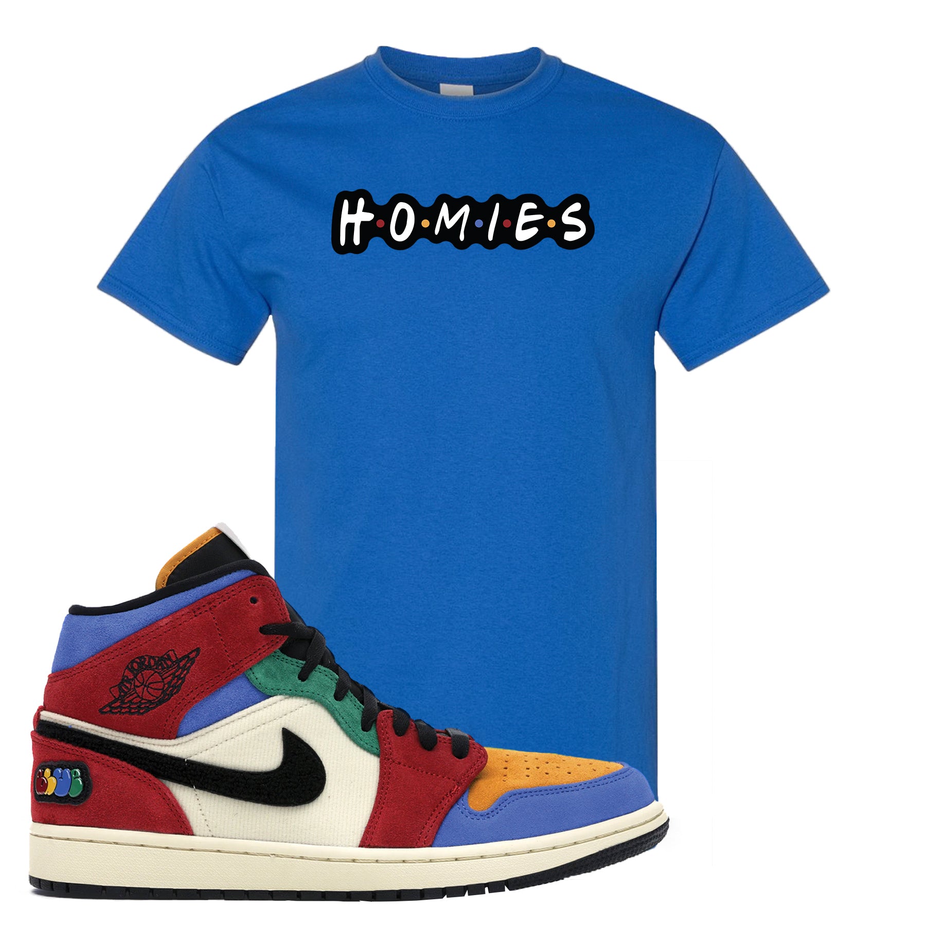 royal blue jordan shirt