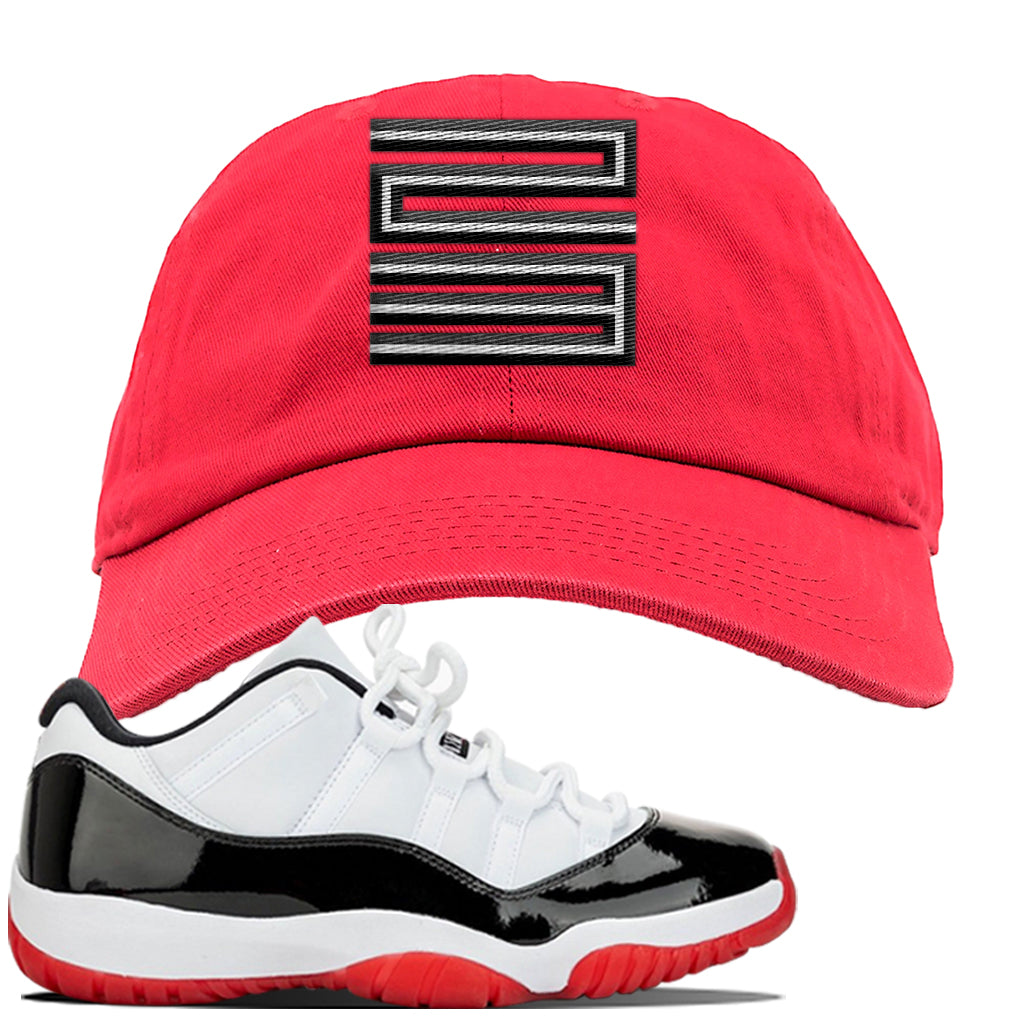 red nike dad hat