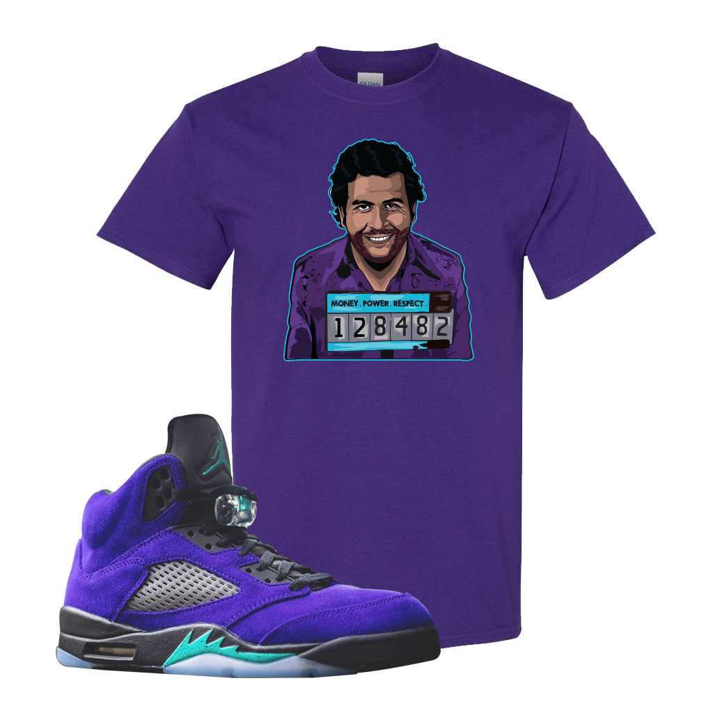 jordan 5 purple grape shirt