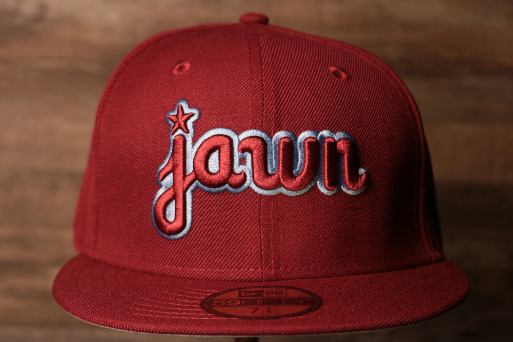 Jawn grey brim hat | maroon Philly Jawn gray under brim hat | Grey und