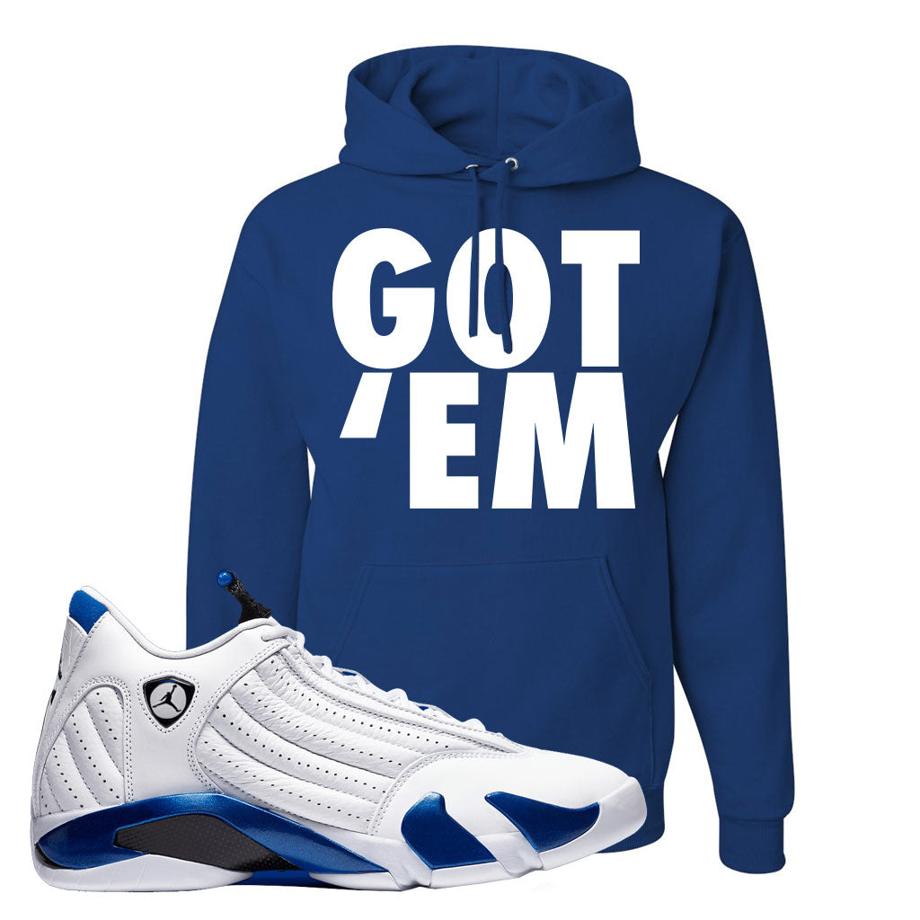 hyper royal hoodie