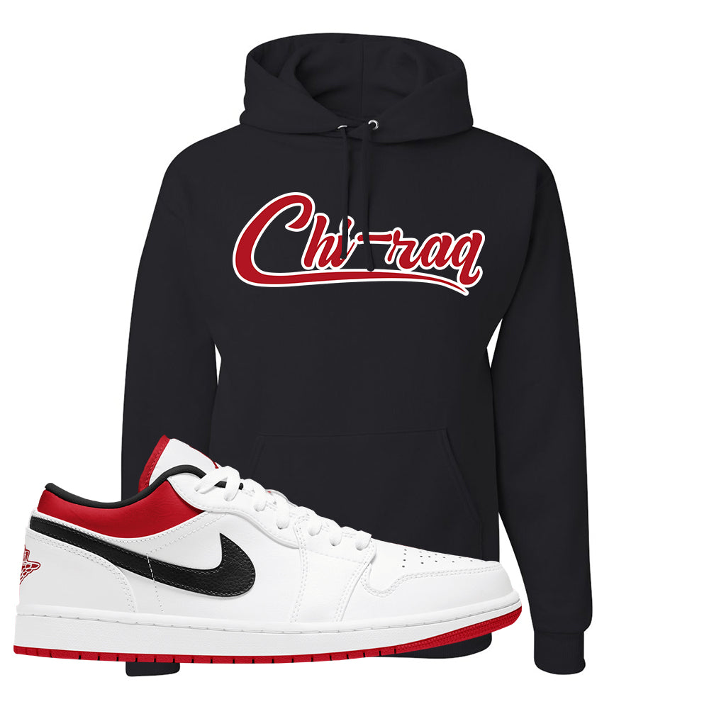 jordan 1 black white university red