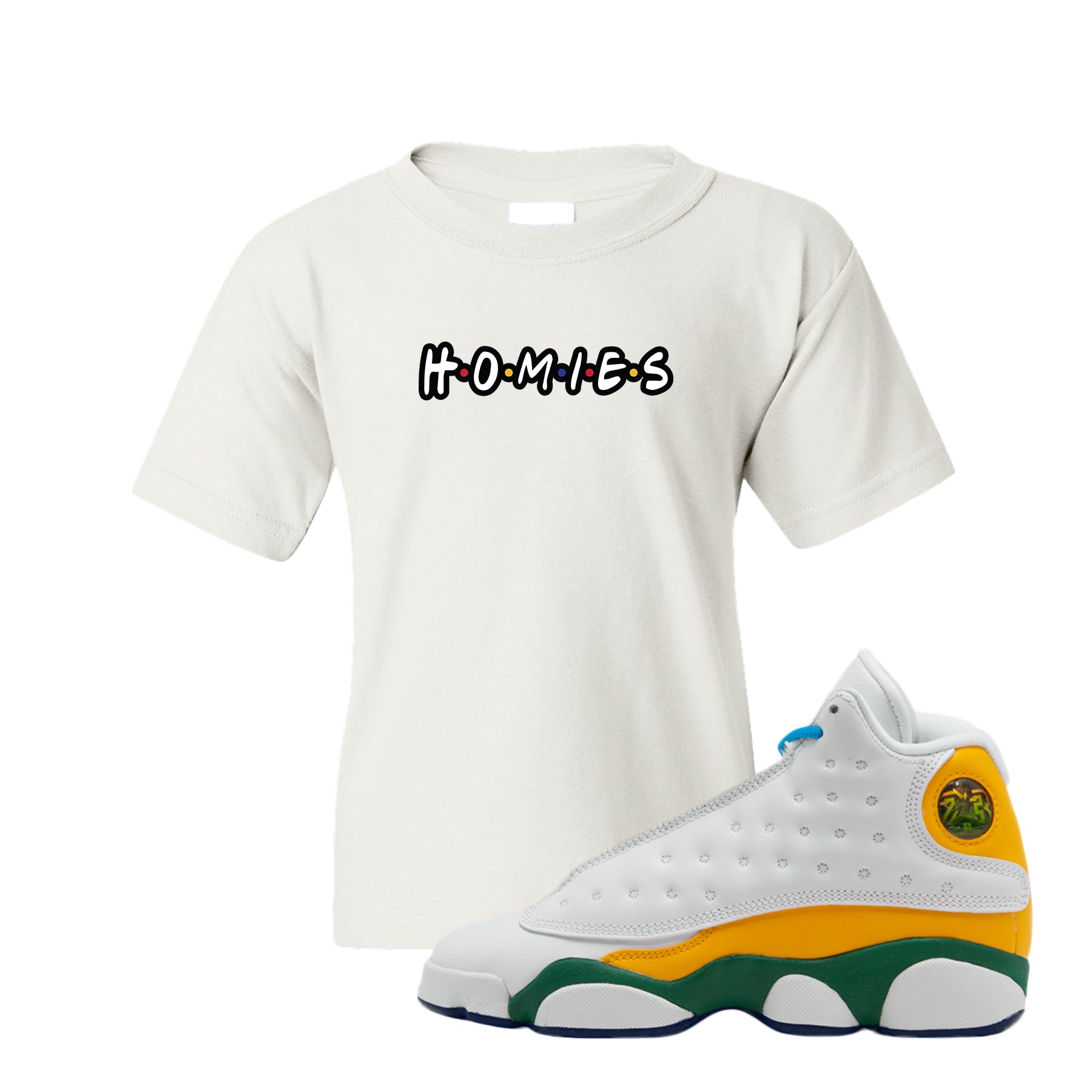 jordan 13 aurora green matching shirt