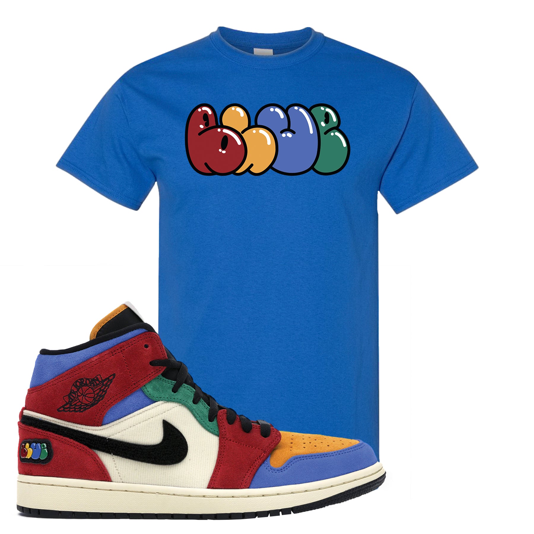 royal blue jordan shirt