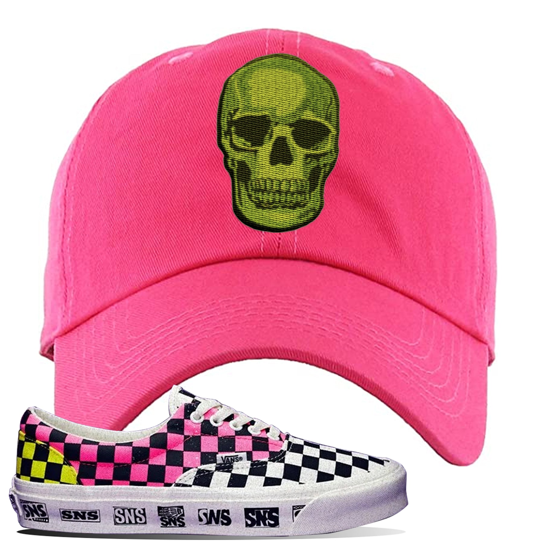 pink skull vans