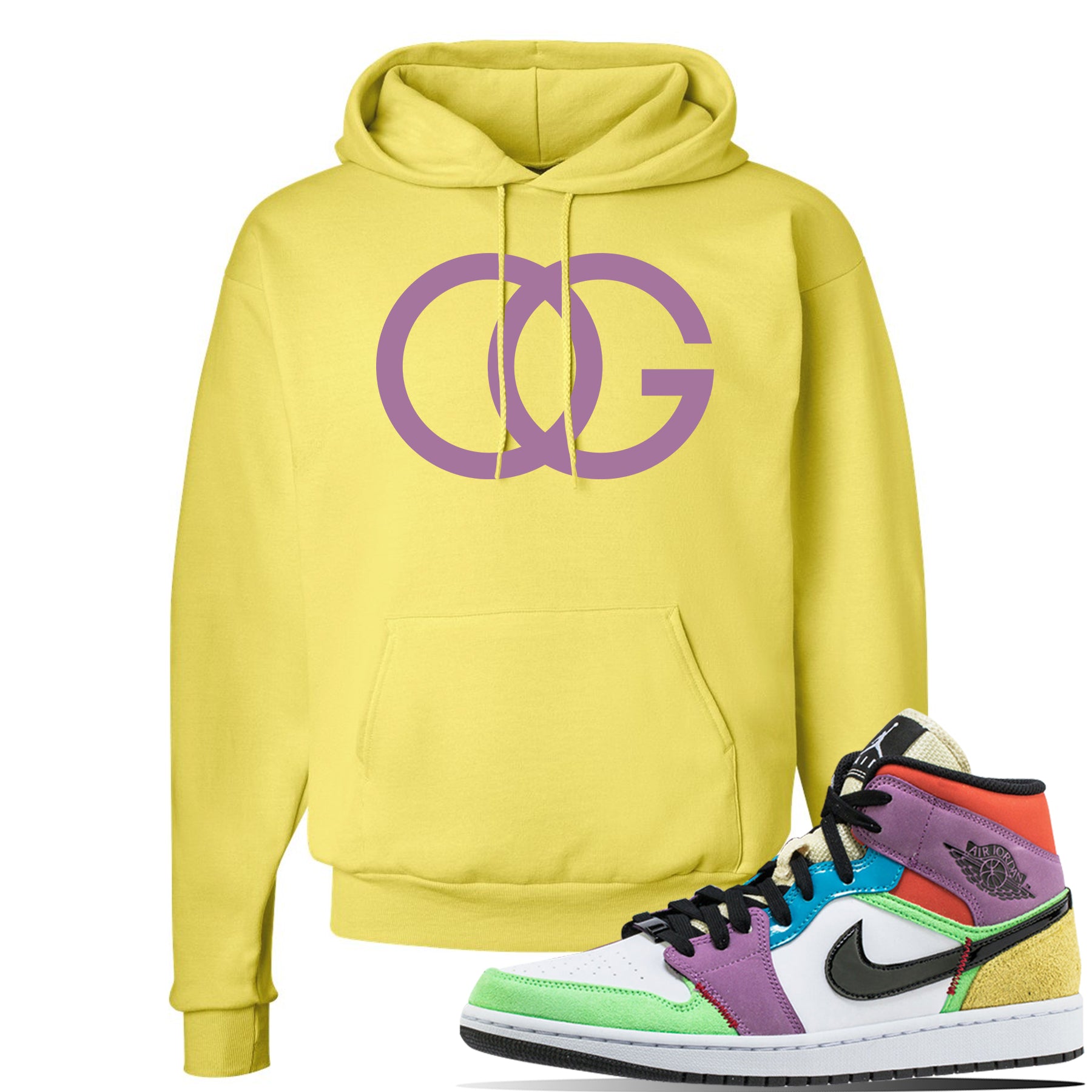 yellow jordan hoodie