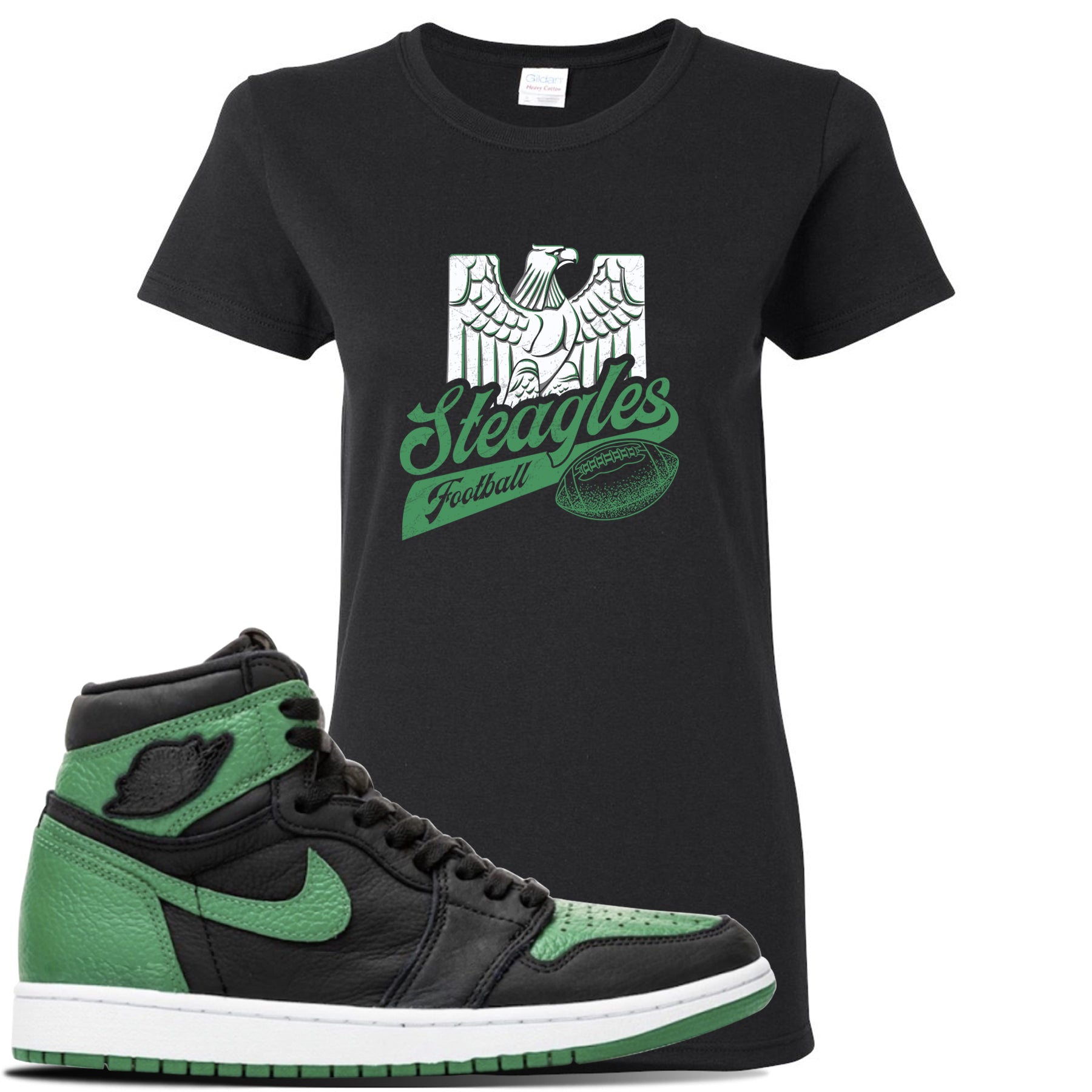 air jordan 1 pine green shirt