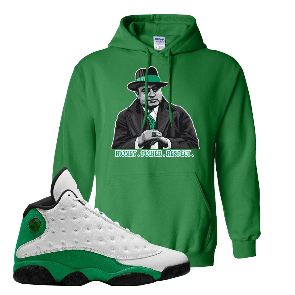 jordan 13 lucky green hoodie