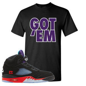 jordan top 3 5s shirt