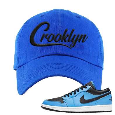 Air Jordan 1 Low University Blue Black Clothing To Match Sneakers Cap Swag