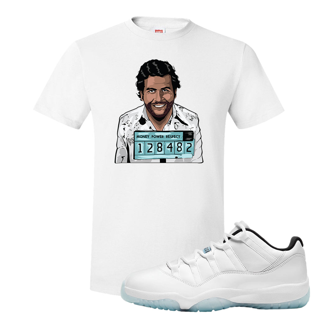 Air Jordan 11 Low Legend Blue T Shirt Escobar Illustration White Cap Swag