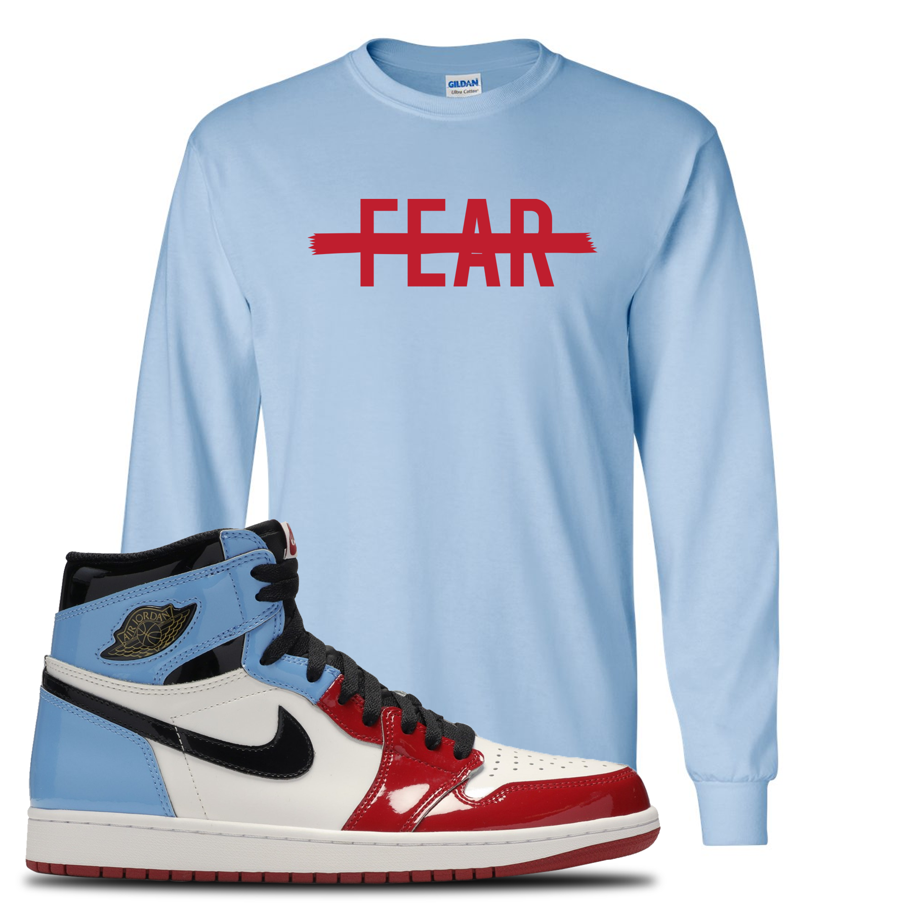 air jordan long sleeve fearless tee