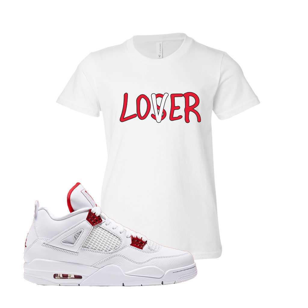 jordan 4 metallic red kids