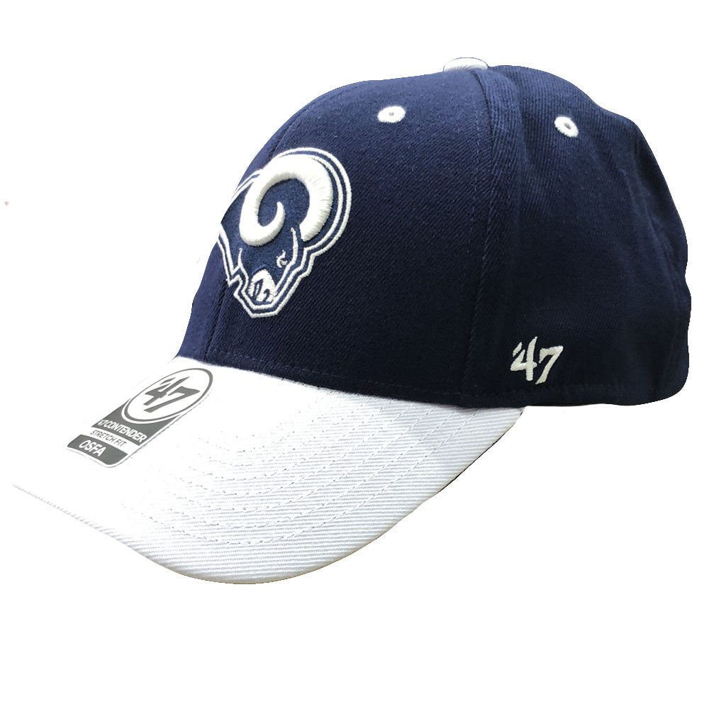 Los Angeles Rams One Size Fits All Stretch Fit Hat Cap Swag