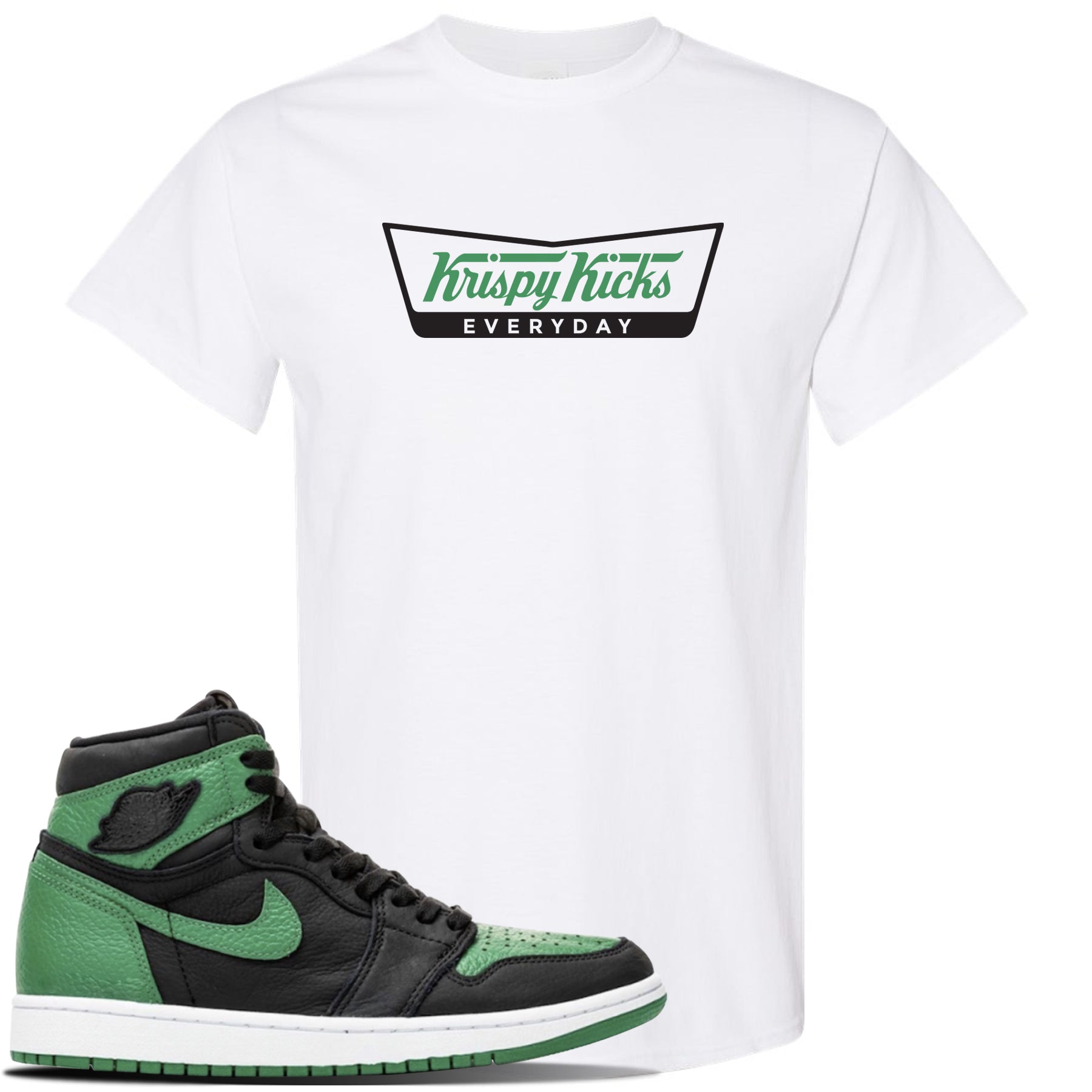 pine green jordan 1 matching shirt