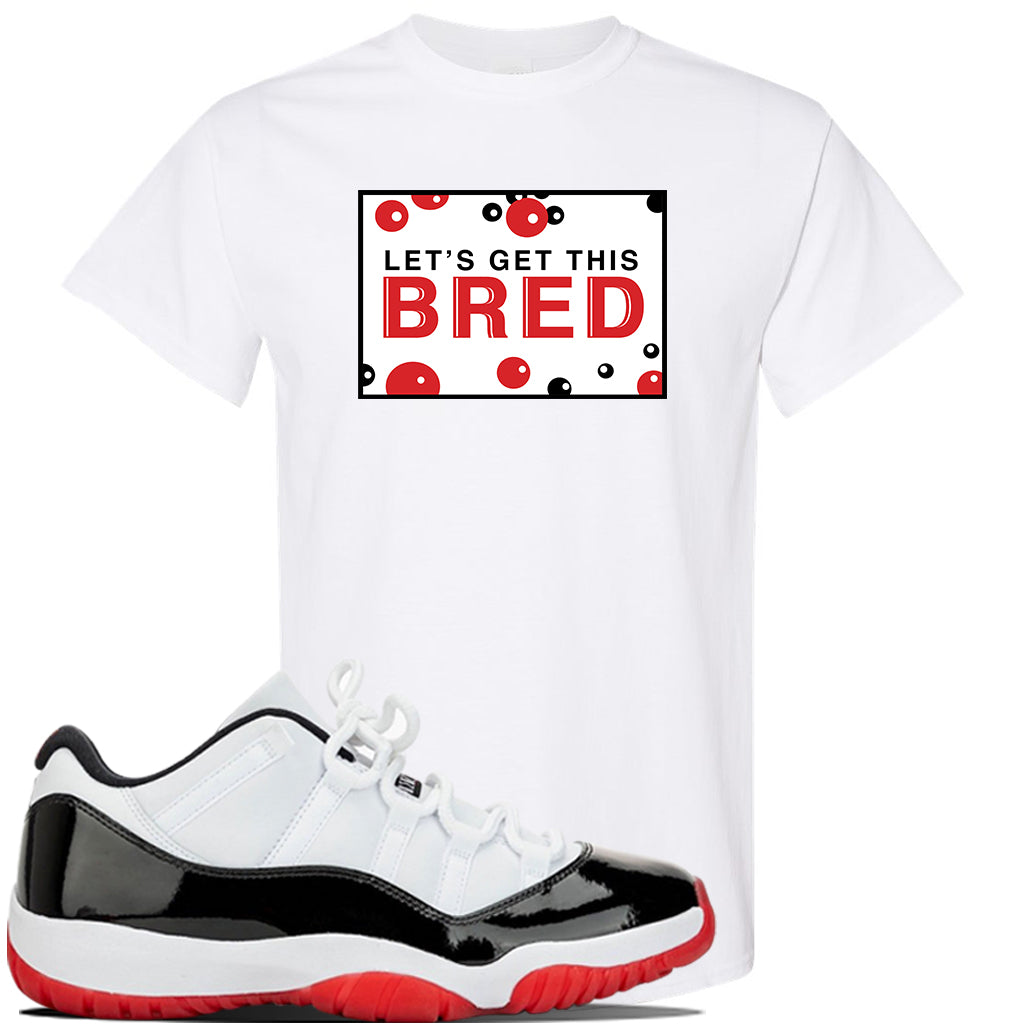 Black Red Sneaker White T Shirt | Tees 