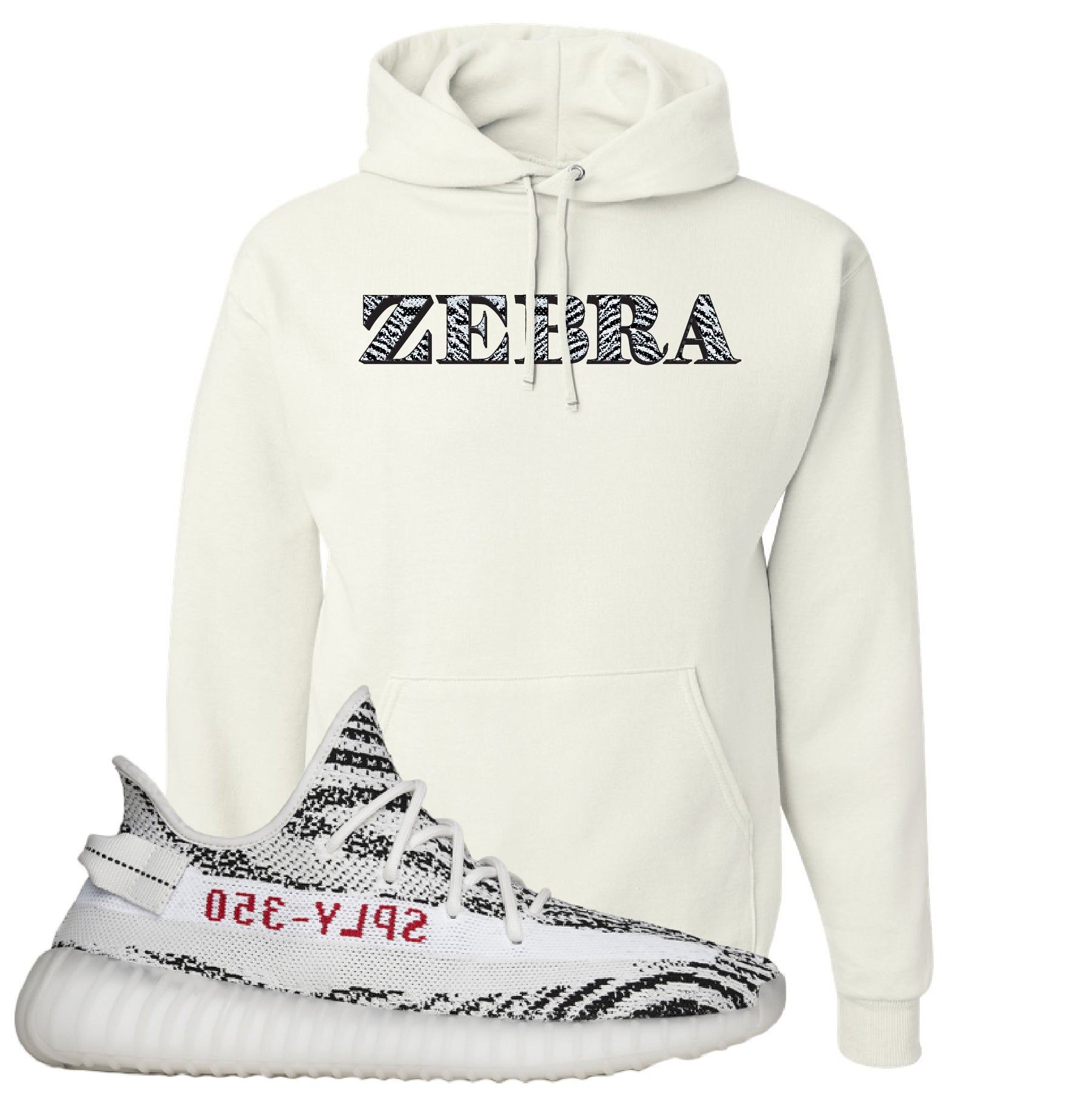 yeezy zebra hoodie