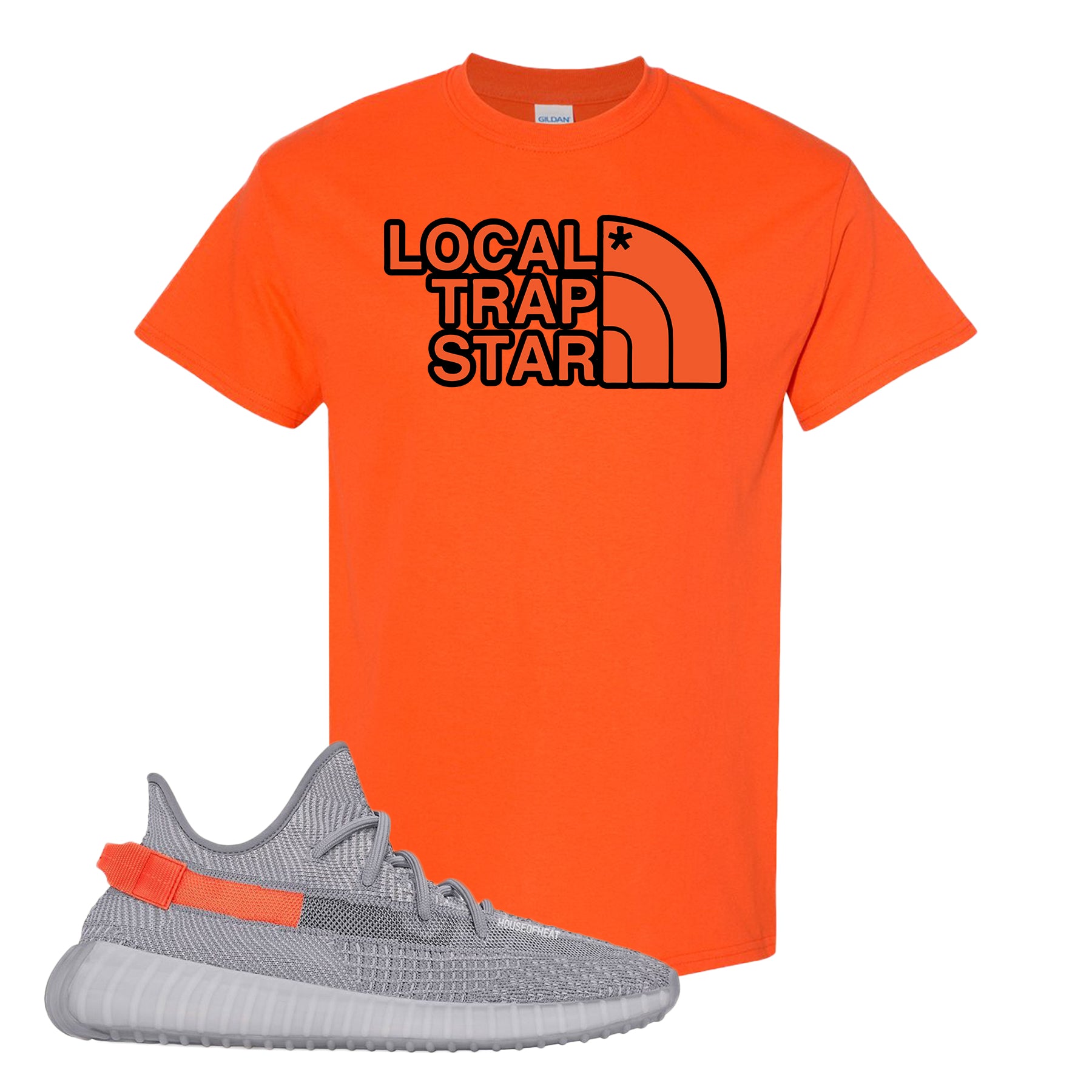 orange yeezy shirt