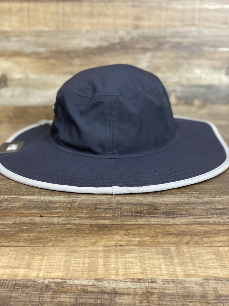 New York Yankees Navy Blue Wide Brim Panama Stretch Bucket Hat – Cap Swag