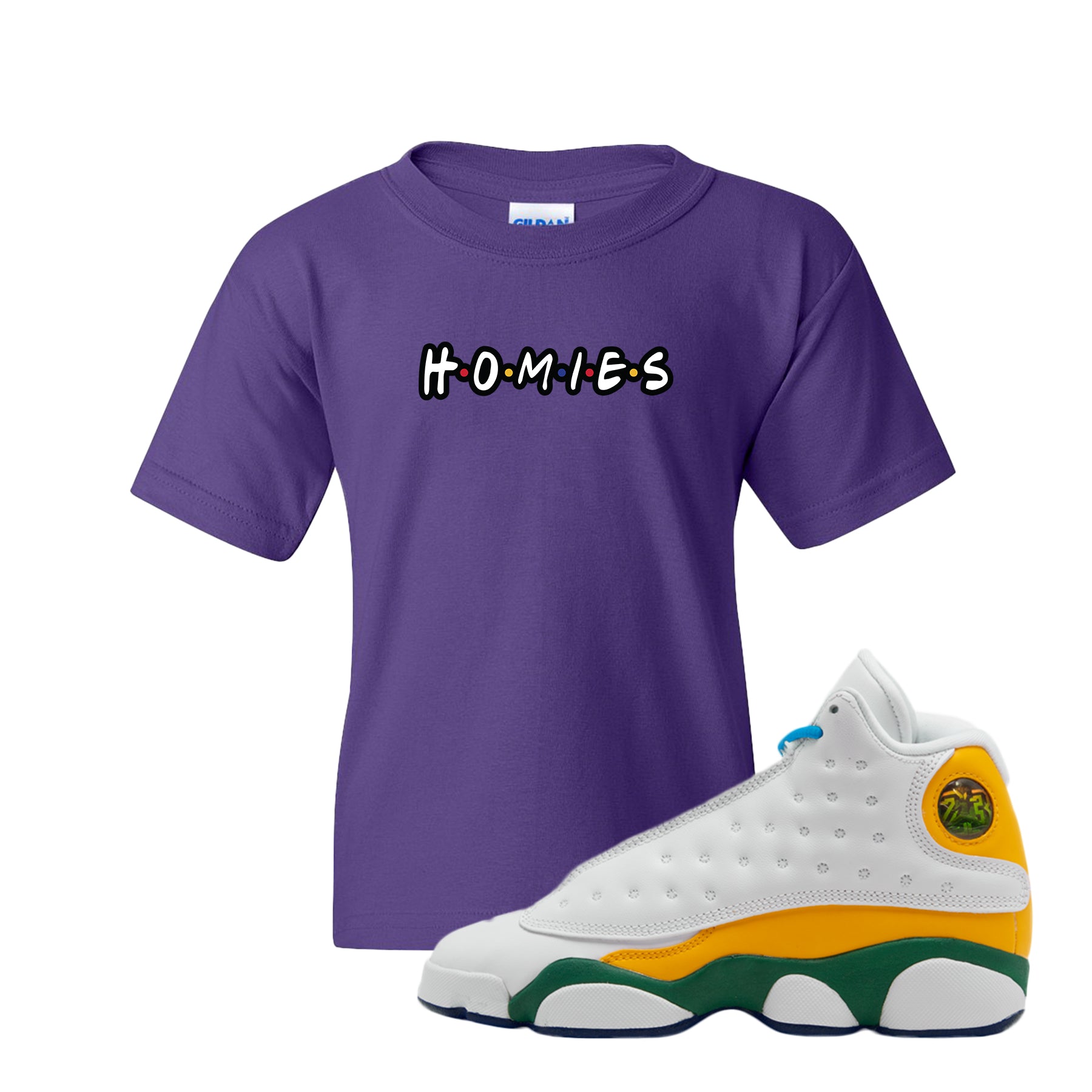 jordan 13 purple shirt