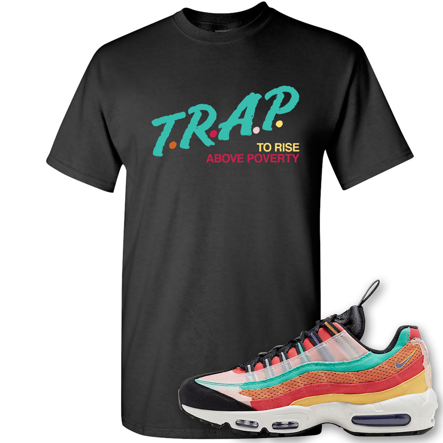 black history month air max 95 shirt